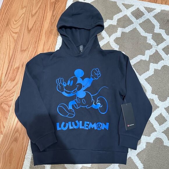lululemon athletica Tops - NWT XS Lululemon Steady State Pullover Plush Fleece Hoodie Disney Mickey UNISEX